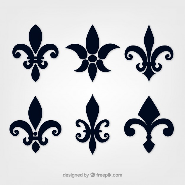 626x626 Lily Flower Silhouette Vector Free Download