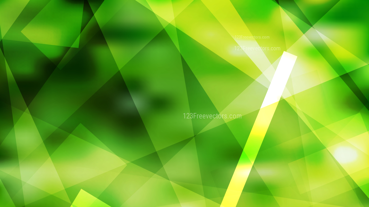 1280x720 Abstract Geometric Lime Green Background Vector Art