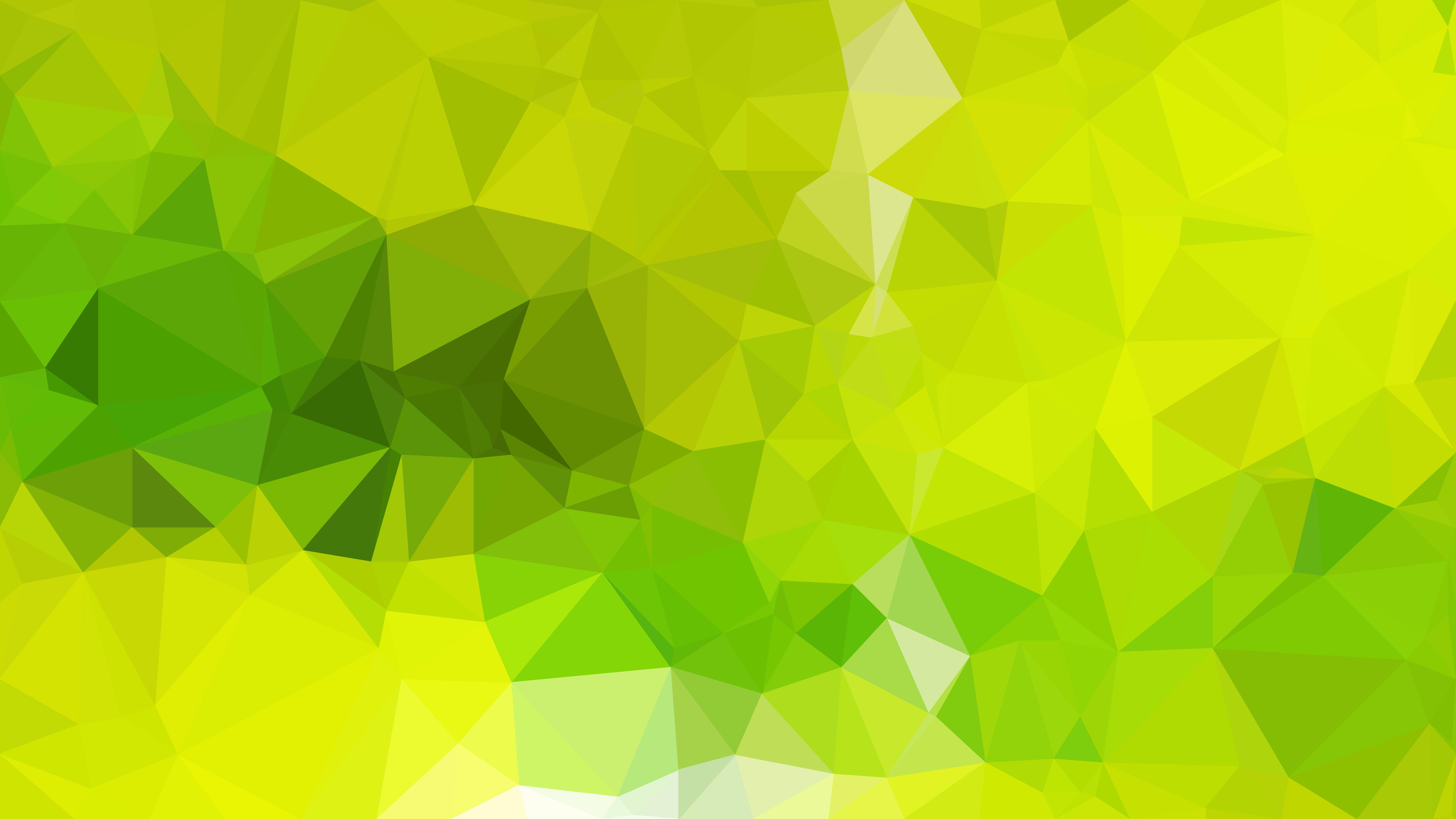 8000x4500 Abstract Lime Green Polygon Triangle Background Vector Image
