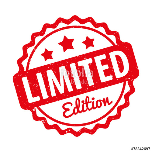 Limited Edition Rubber Stamp Award Vector Red Stock Image 500x500 Limited Edition Rubber Stamp Award Vector Red Stock Image