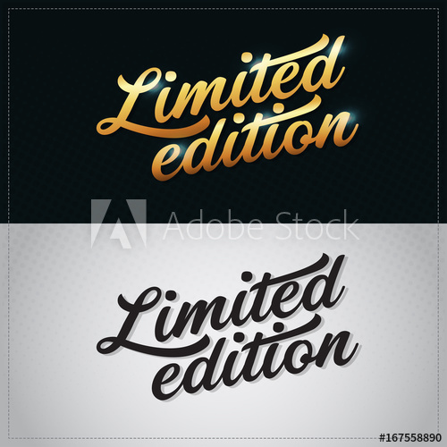 Limited Edition Vector Gold Premium Hand Lettering Illustration 500x500 Limited Edition Vector Gold Premium Hand Lettering Illustration