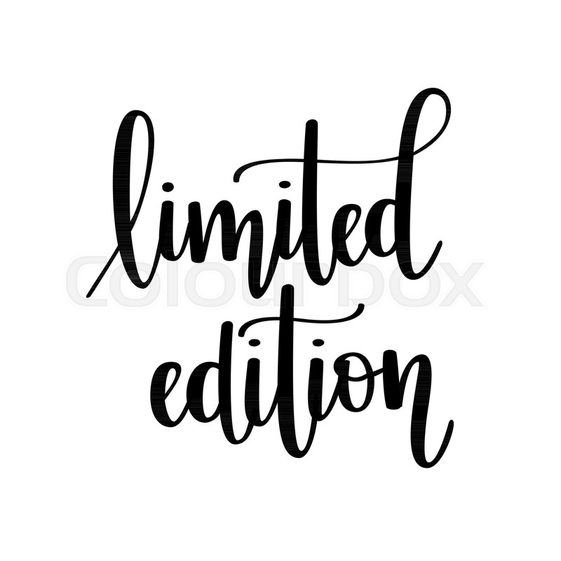 Limited Edition Vector Lettering Stock Vector Colourbox 800x800 Limited Edition Vector Lettering Stock Vector Colourbox