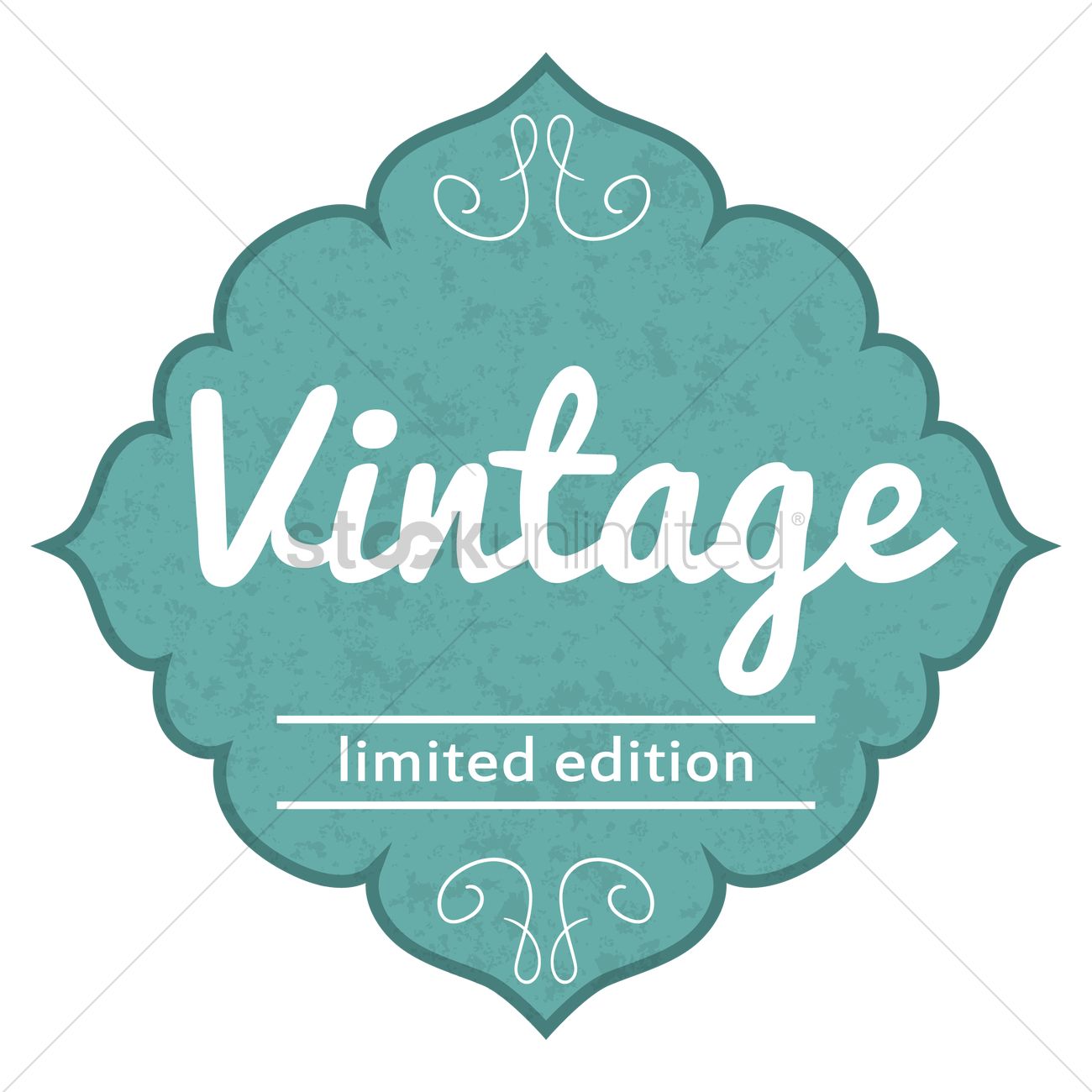 Vintage Limited Edition Vector Image 1300x1300 Vintage Limited Edition Vector Image