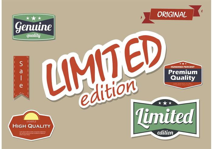 High Quality And Limited Edition Vector Label Set Free 700x490 High Quality And Limited Edition Vector Label Set Free