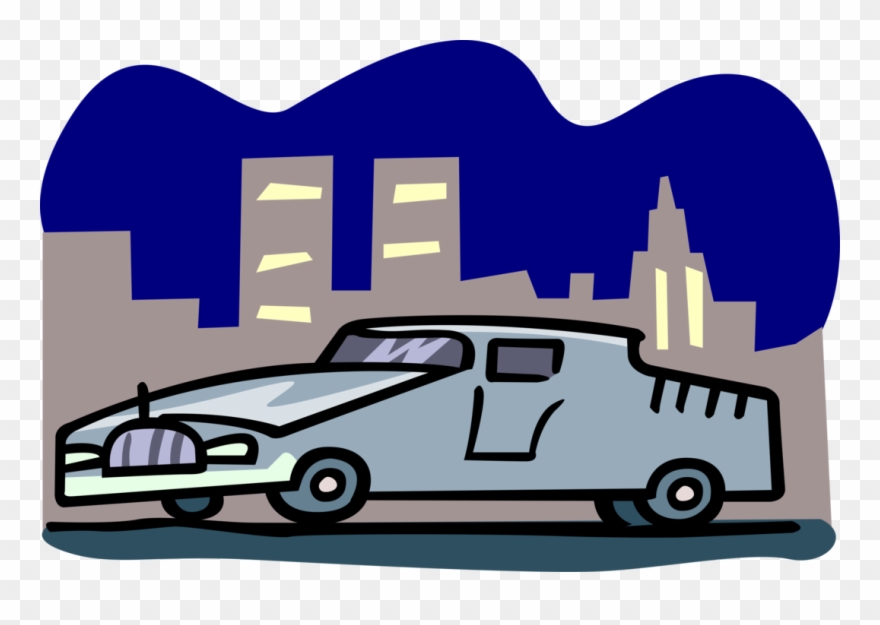 880x625 Limo Vector Clip Art
