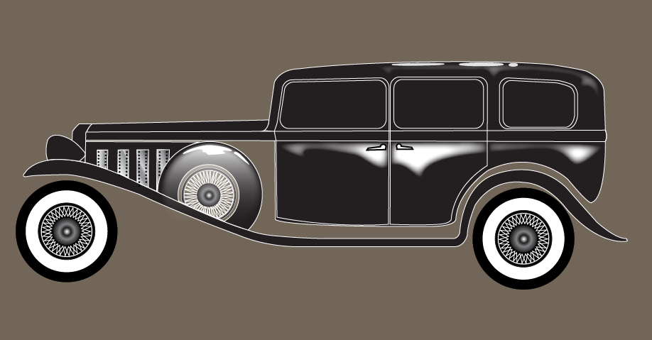 918x479 Old Limo Vector