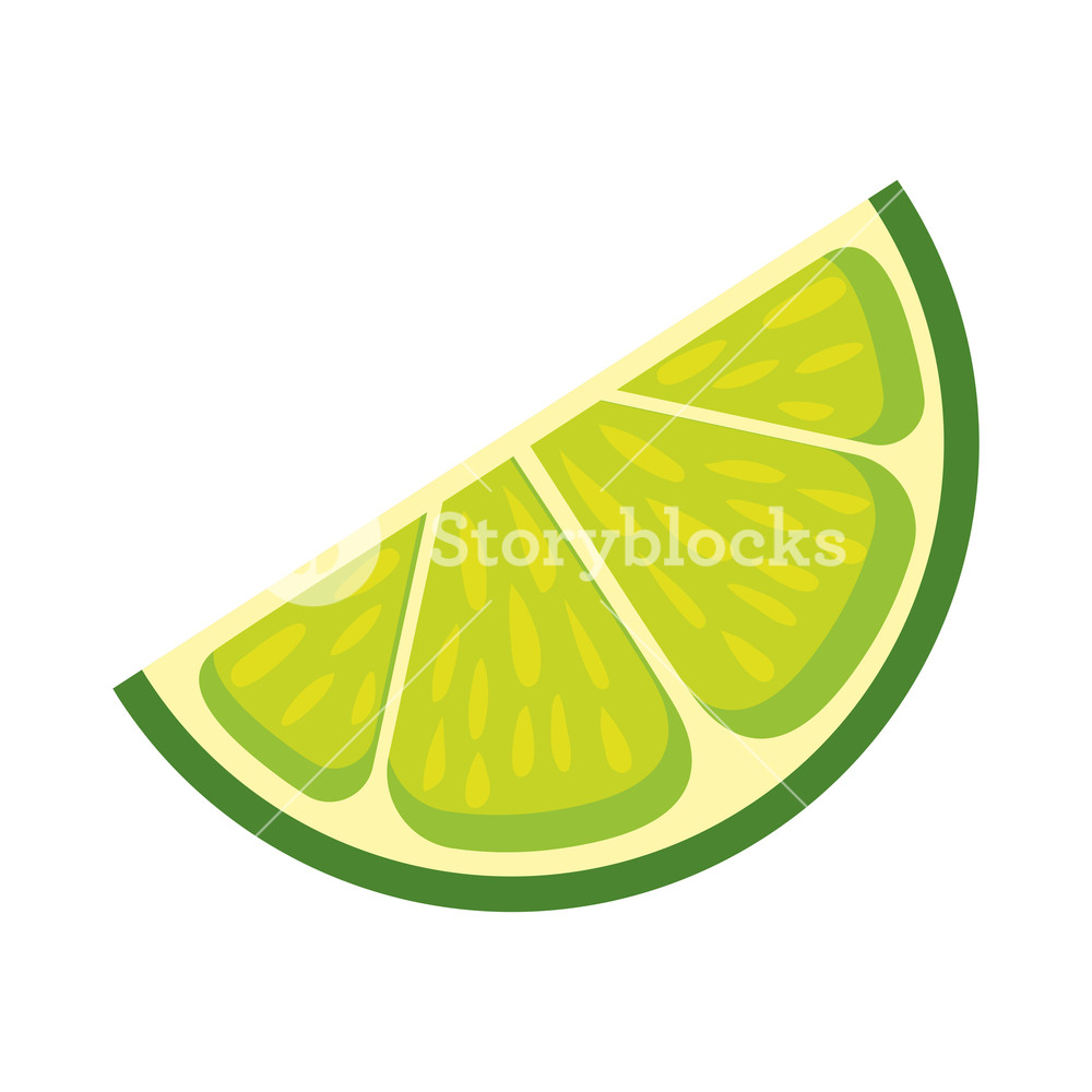 1000x1000 Delicious Food Vegetable Limon Cartoon Vector Illustration Graphic