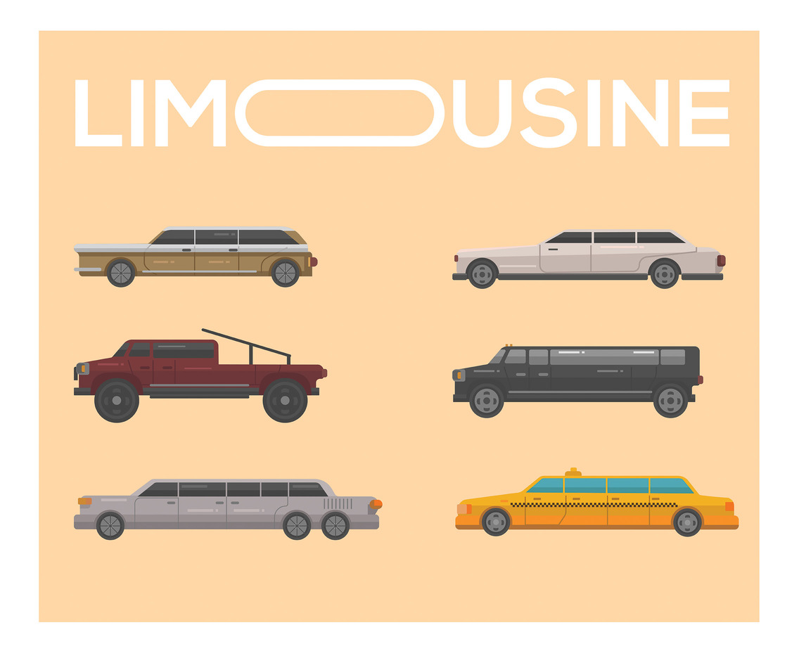 1136x936 Limousine Vector In Flat Design Vector Art Graphics