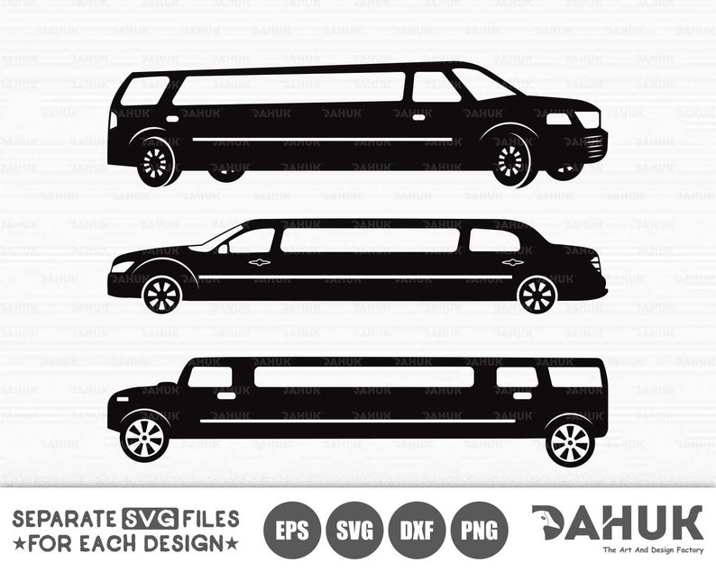 794x635 Limousine Limousine Vector For Silhouette Etsy