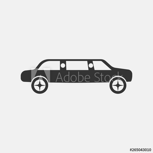 500x500 Limousine Vector Icon