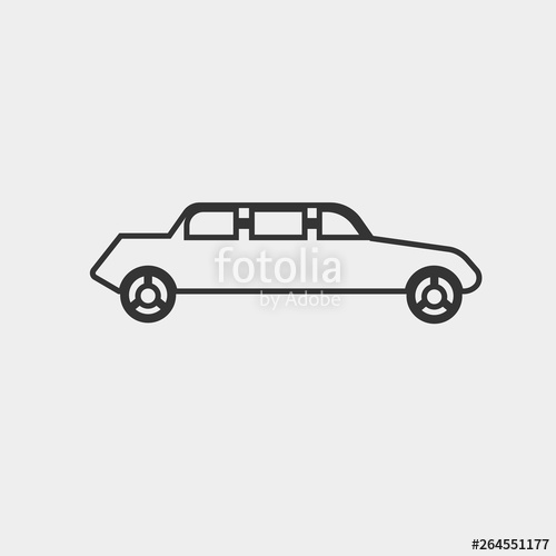 500x500 Limousine Vector Icon Stock Image And Royalty Free Vector