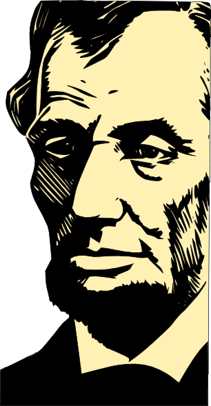 306x589 Abraham Lincoln Clip Art