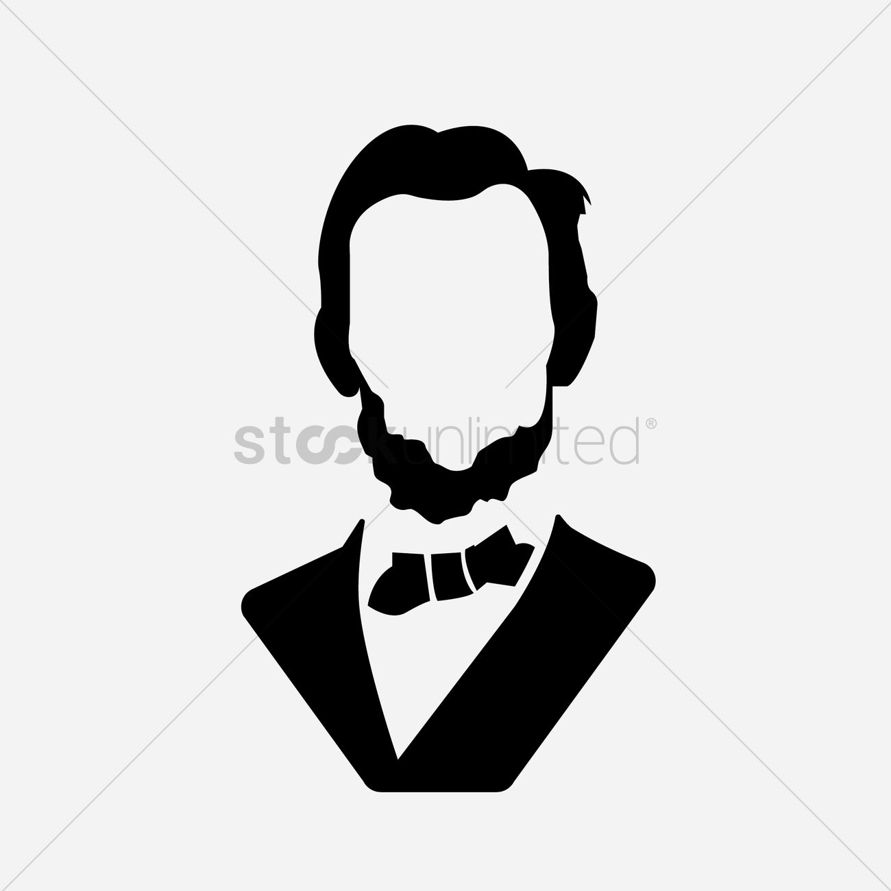 1300x1300 Abraham Lincoln Vector Image
