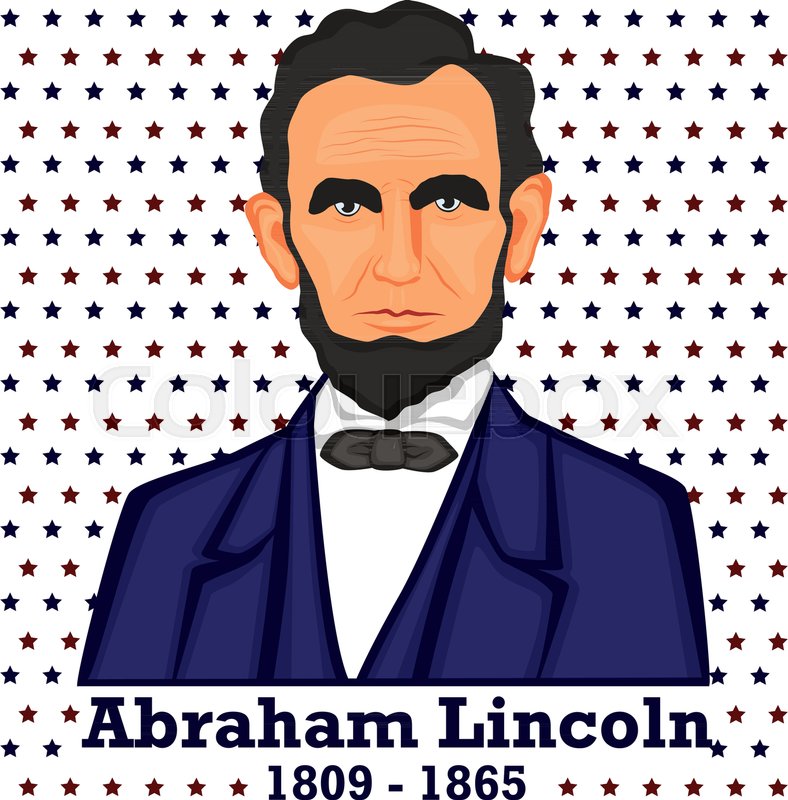 788x800 Silhouette Abraham Lincoln American Stock Vector Colourbox