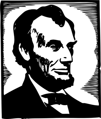 426x500 Vector Image Of Abraham Lincoln