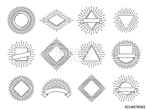 Sunburst Labels Retro Sun Rays Logos Vintage Heraldic Sunrise 500x375 Sunburst Labels Retro Sun Rays Logos Vintage Heraldic Sunrise
