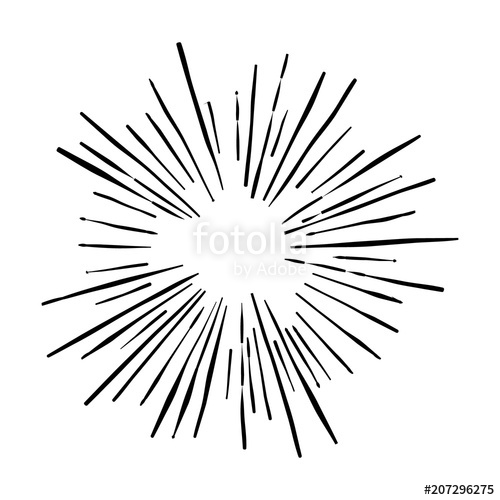 Line Burst Vector At Collection Of Line Burst Vector Free For Personal Use 