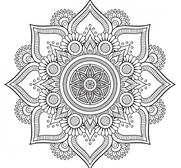 Beautiful Free Mandala Vectors 590x548 Beautiful Free Mandala Vectors