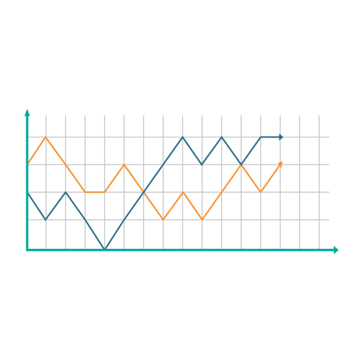 512x512 Growing Line Graph Chart