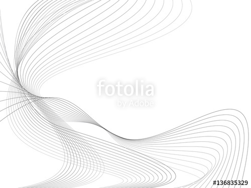 500x375 Abstract Smooth Gray Wave Curve Motion Lines Graphic Stock Image