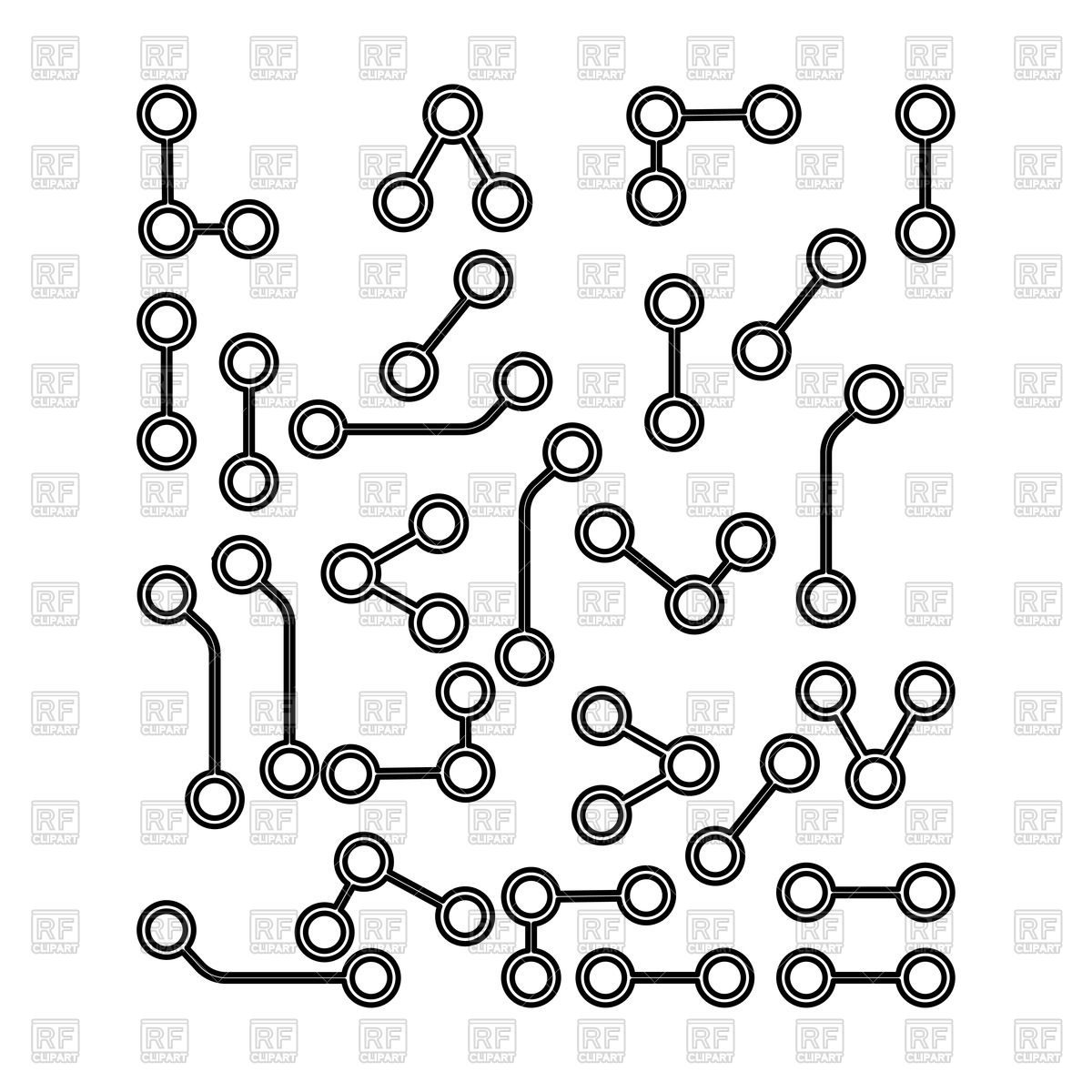 1200x1200 Chip Line Icon Vector Image Of Icons And Emblems