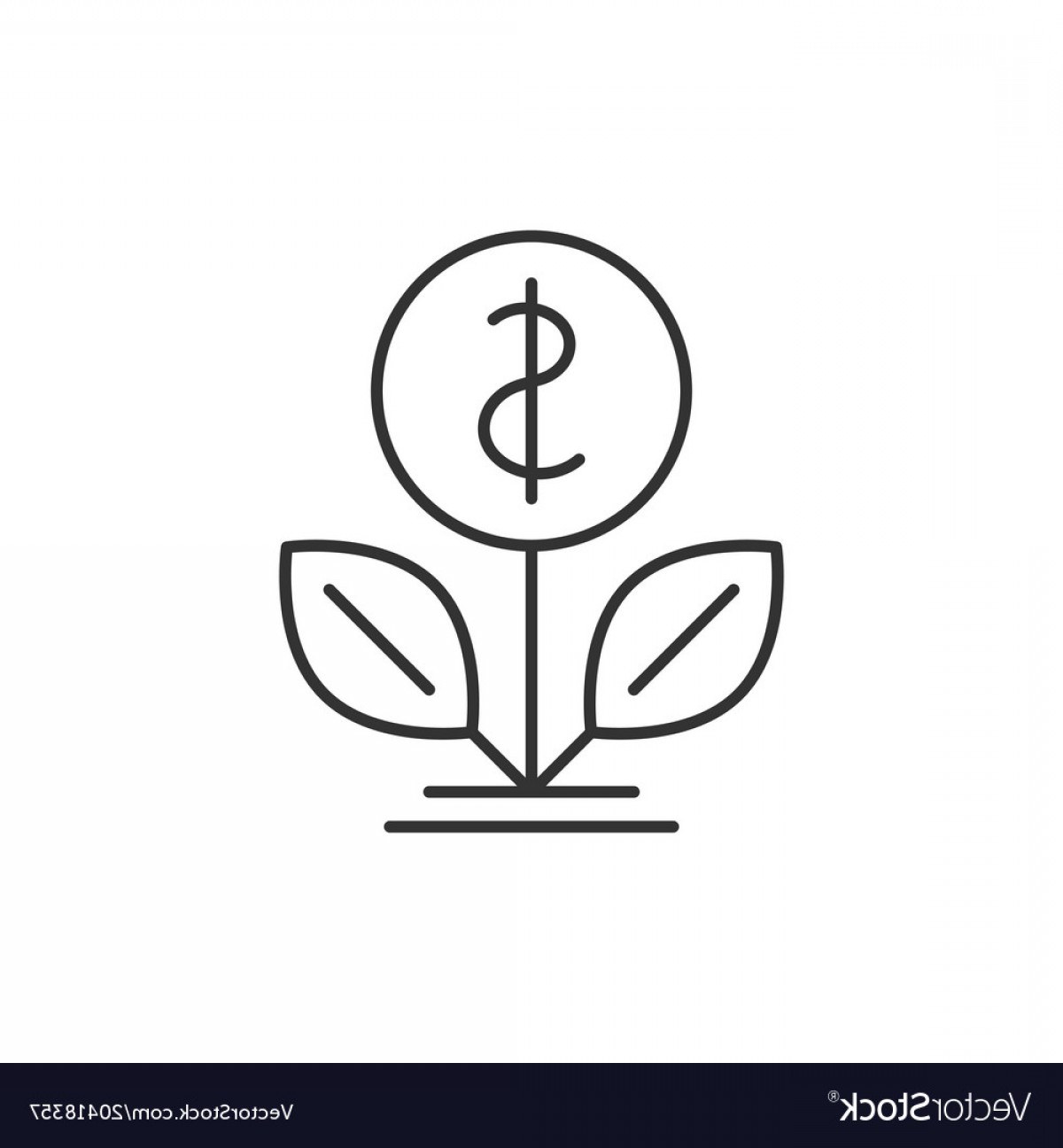 1200x1296 Dollar Tree Outline Icon Vector Newwaysys