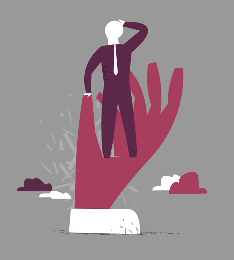 800x892 Line Of Sight Vector Art