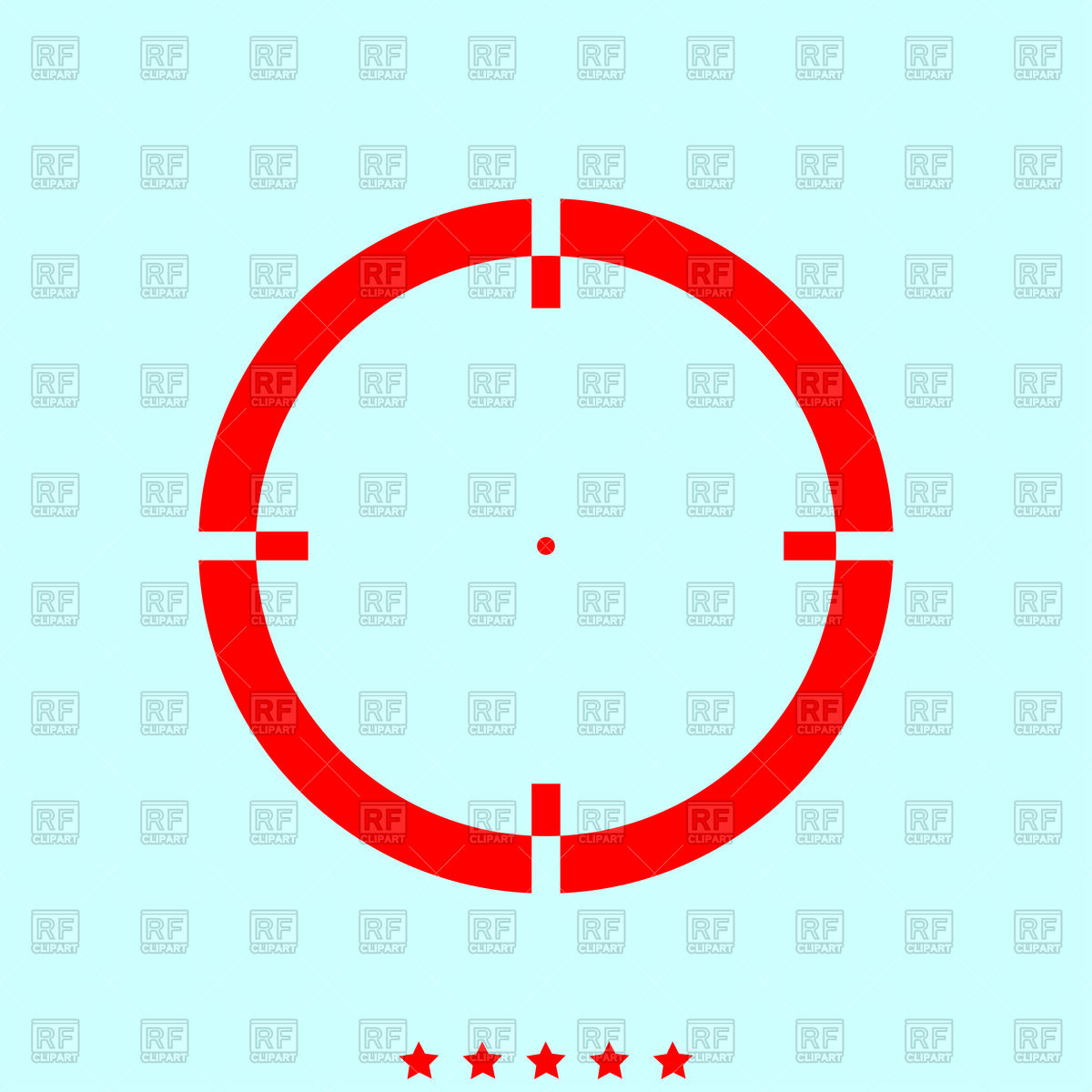 1200x1200 Sight Red Color Icon Vector Image Of Icons And Emblems