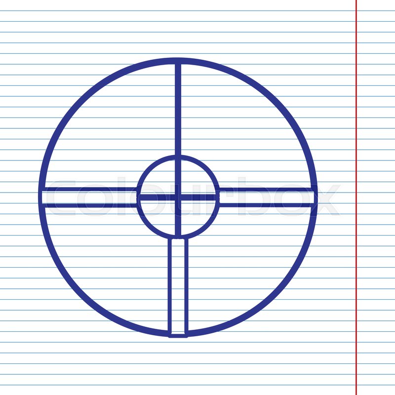 800x800 Sight Sign Illustration Vector Navy Stock Vector Colourbox