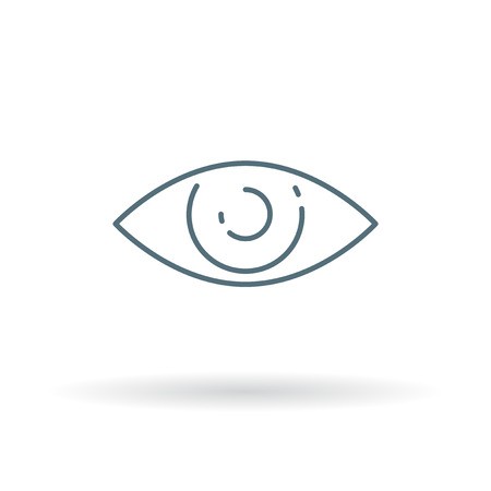 450x450 Eye Sight Icon Eye Sight Sign Eye Sight Symbol Thin Line Icon