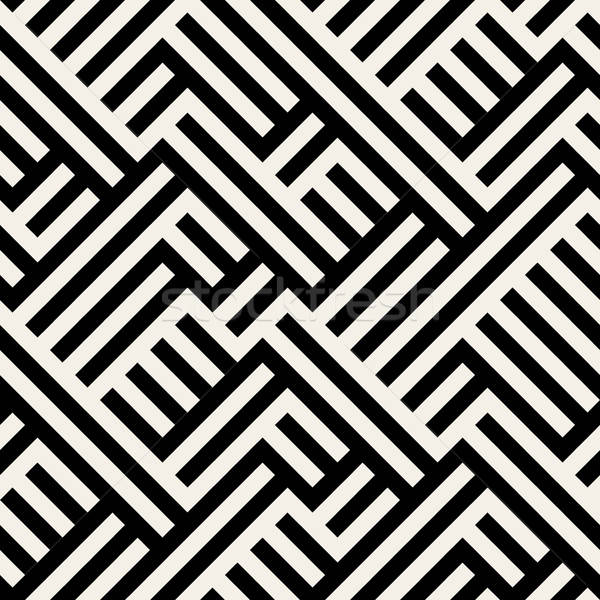 Irregular Maze Lines Vector Seamless Black And White Pattern 600x600 Irregular Maze Lines Vector Seamless Black And White Pattern