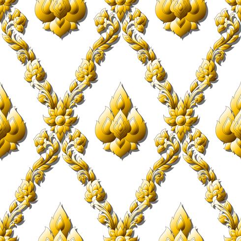 490x490 Line Th Thai Traditional Art Was Modified To Be Three