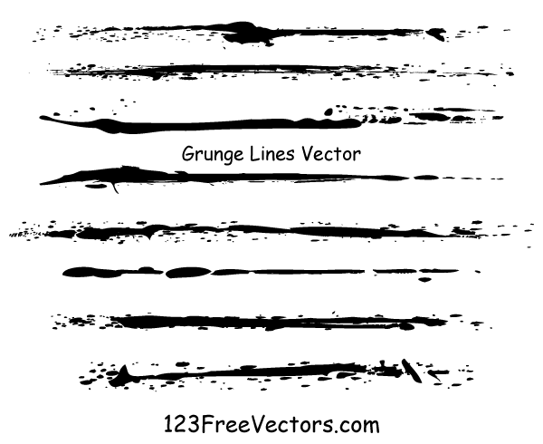 600x490 Grunge Lines Vector Illustrator Free Vectors Free Vector