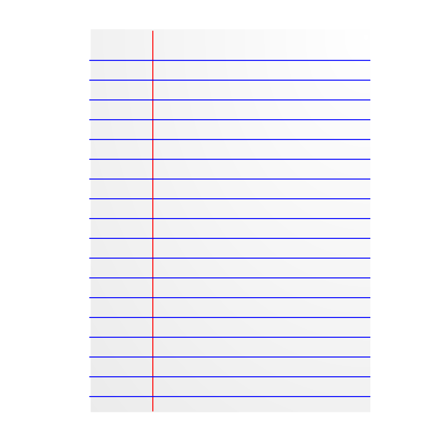 900x900 Lined Paper Icon Vector Vector Clip Art