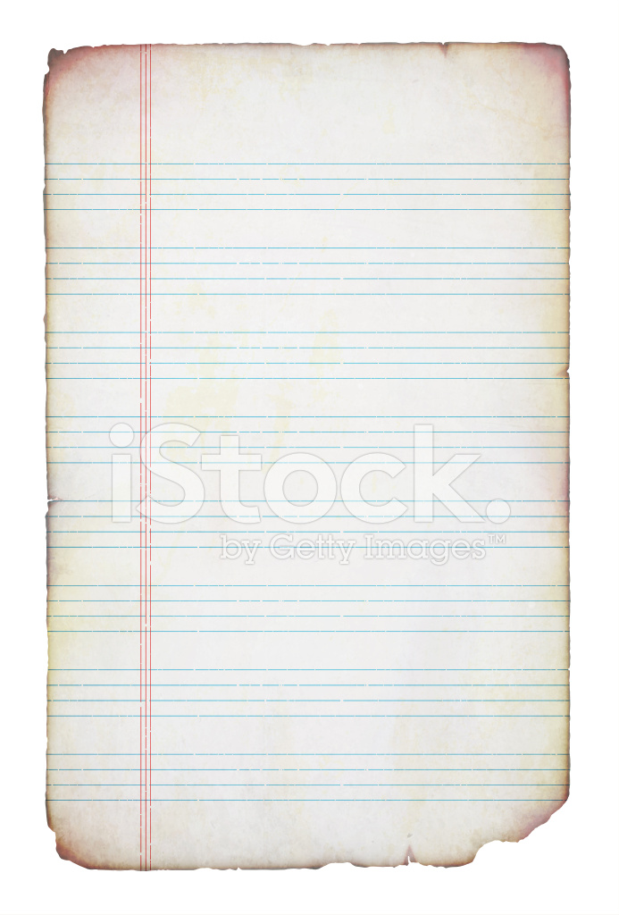 693x1024 Vector Illustration Of Old Grunge Lined Paper Stock Vector
