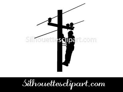 Lineman Silhoutte Vector People Silhouette Vector Silhouette 400x300 Lineman Silhoutte Vector People Silhouette Vector Silhouette