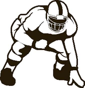 Football Player Clip Art 339x350 Football Player Clip Art