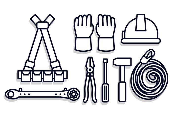 Lineman Vector Set 700x490 Lineman Vector Set