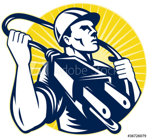 Power Lineman Electrician Repairman 500x469 Power Lineman Electrician Repairman