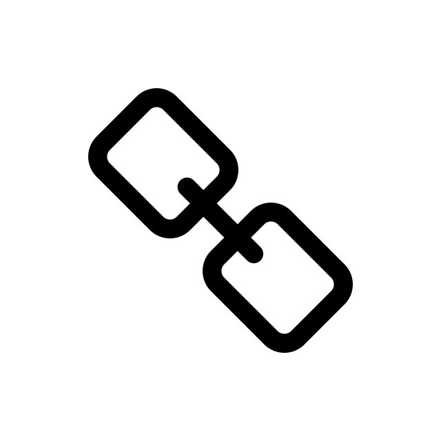 640x640 Link Icon Vector Illustration In Line Style For Any Purpose, Icon