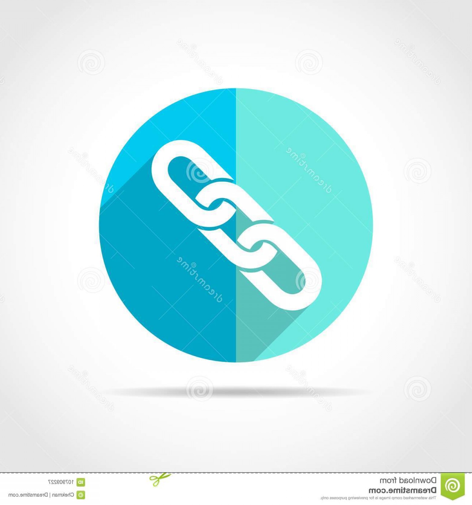 1560x1668 White Link Flat Design Long Shadow Vector Illustration Simple Link