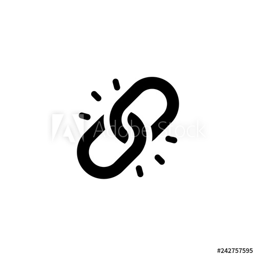 500x500 Link Icon Vector Link Vector Graphic Illustration