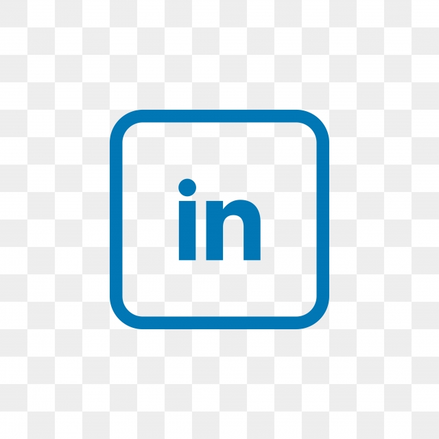 640x640 Linkedin Social Media Icon Design Template Vector, Icon, Social