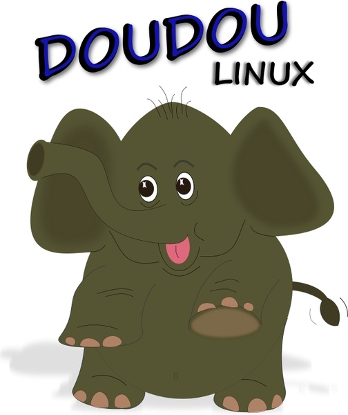 504x600 Doudou Linux Logo Contest Free Vector In Open Office Drawing