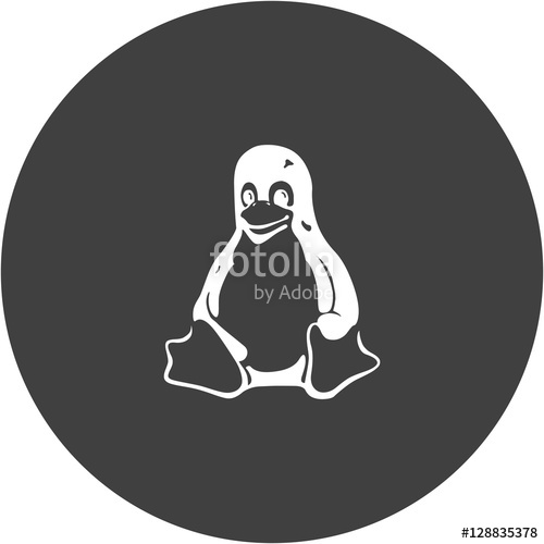 500x500 Linux Logo Icon Stock Image And Royalty Free Vector