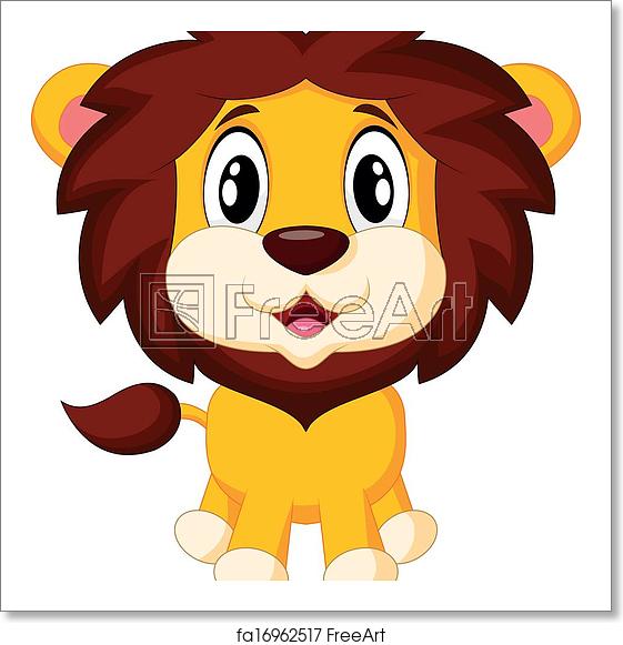 Lion Cartoon Vector at Vectorified.com | Collection of Lion Cartoon ...