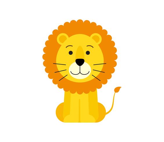 Vector Illustration Of Cute Lion Cartoon Isolated On White 565x490 Vector Illustration Of Cute Lion Cartoon Isolated On White