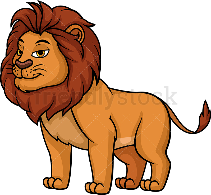 Lion Cartoon Vector at Vectorified.com | Collection of Lion Cartoon ...