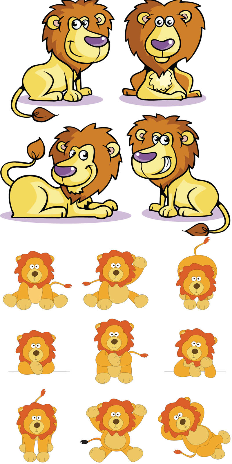 Cartoon Lion Vector Vector Graphics Blog 800x1600 Cartoon Lion Vector Vector Graphics Blog