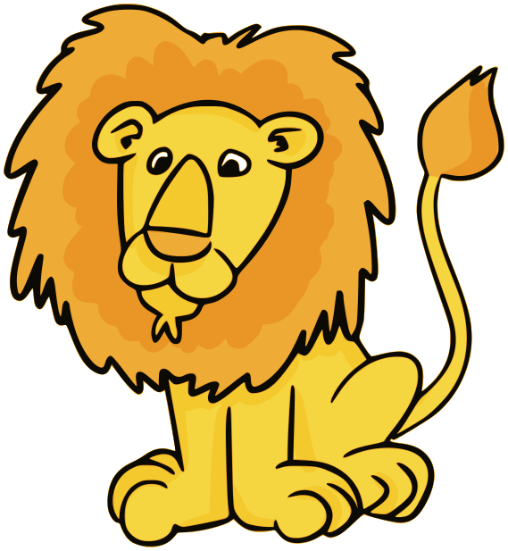 Lion Clip Art Vector 569x617 Lion Clip Art Vector